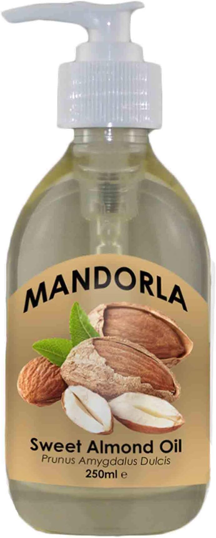 Sweet Almond Oil Mandorla - Vegan, Cruelty Free, Pure (250ml)
