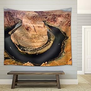 Horseshoe Bend, Arizona - Fabric Wall Tapestry Home Decor - 51x60 inches