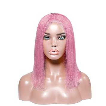 Amazon Com 613 Blonde 1b Short Bob Lace Front Wig With Baby Hair