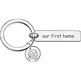 2 Portachiavi "Nuova Casa Nuove Avventure" In Acciaio Inossidabile - Regalo Inaugurazione Casa - Foto 12