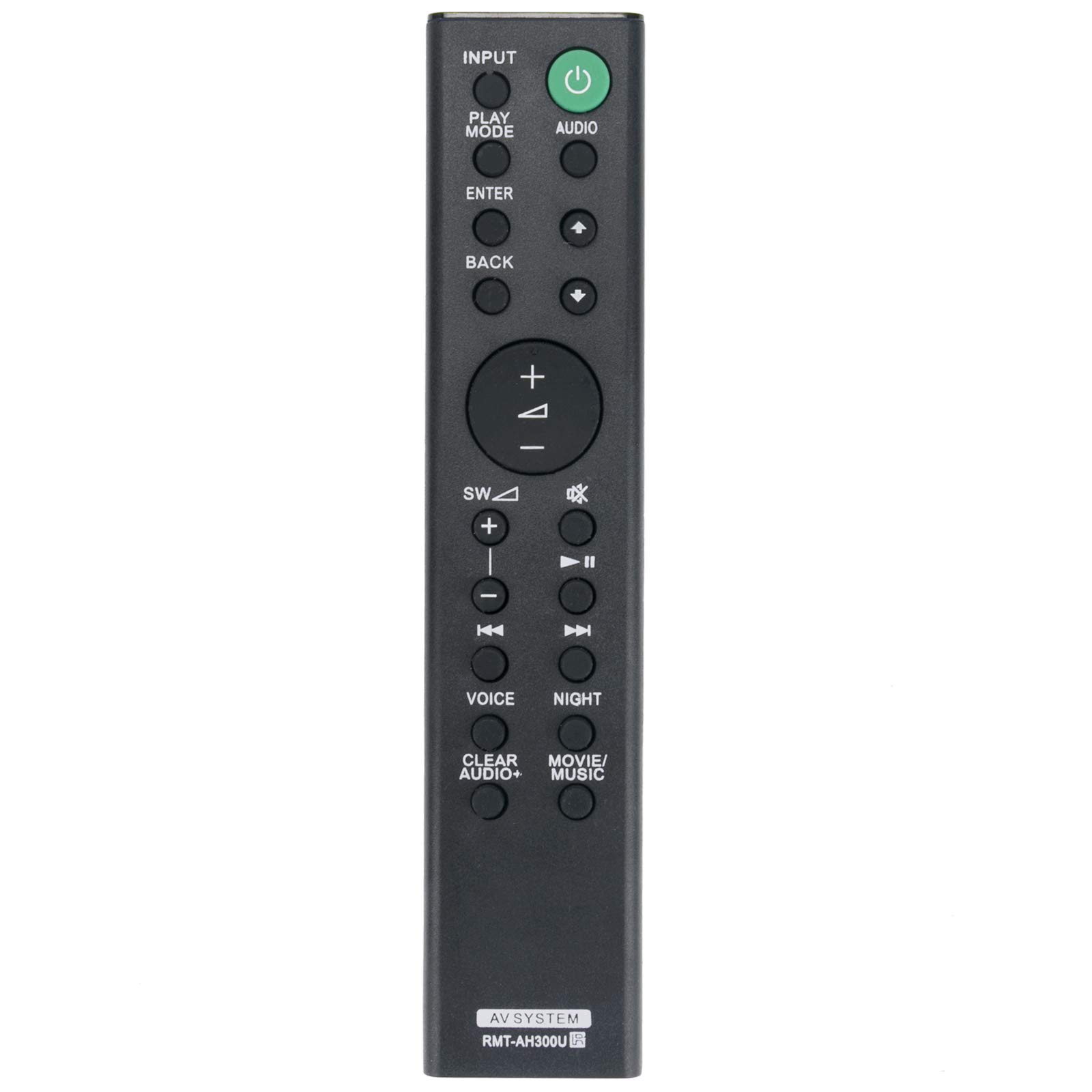 RMT-AH300U Replace Remote Control -VINABTY RMTAH300U 149327911 Soundbar Remote Control for Sony Sound Bar Home Theater System HT-CT290 HT-CT291 HTCT290 HTCT291 SA-CT290 SA-CT291 SACT290 SACT291 Remote