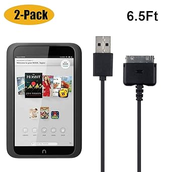 Amazon Com 2 Pack Charger For Barnes Noble Nook Hd Plus 6 5ft