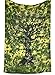 Green Tie Dye Twin Tree Of Life Indian Designs Tapestry Throw Bedspread Wall Hanging