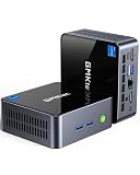 GMKtec Mini PC with Intel Core i7-1185G7 Processor (Up to 4.8 GHz) 16GB DDR4 1TB SSD NIC i226V RJ45 2.5G Iris Xe Graphics USB4.0 Desktop Mini Computers WiFi 6, BT 5.2/ DP, HDMI M2
