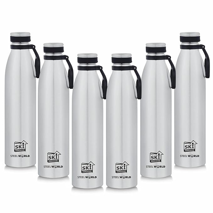 SKI 1000 ml Stainless Steel Fridge Water Bottle / Refrigerator Water