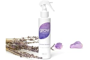 Grow Fragrance - Certified 100% Plant Based Air Freshener + Fabric Freshener Spray, Made With All Natural Essential Oils, Lavender Scent, 5 oz.