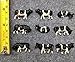 Evemodel AN8701 30pcs 1:87 Well Painted Farm Animals Cows HO Scale