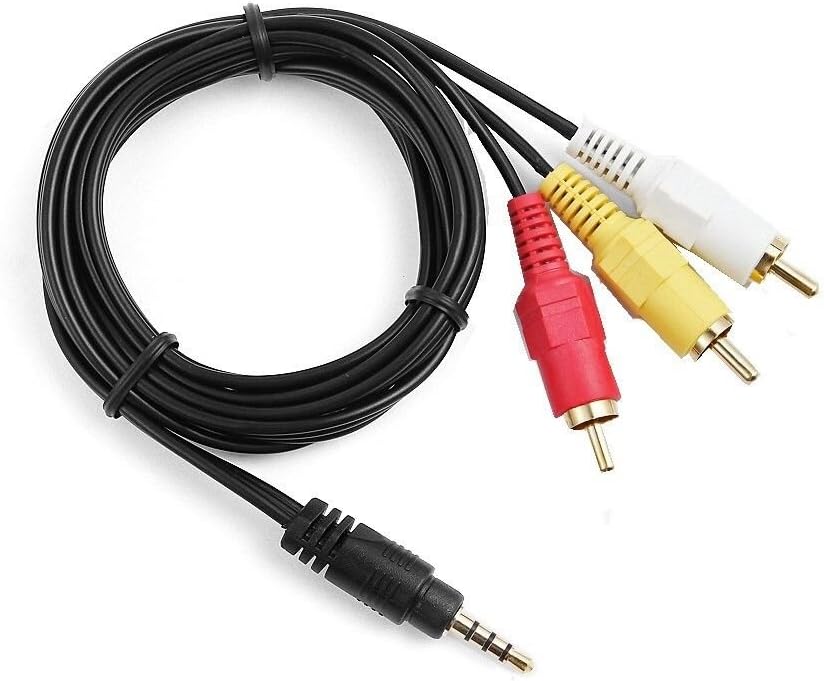 AV A/V TV Video Kabel für JVC Everio GZHM300 GZ/U/S HM300/AU/S