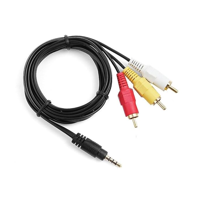 AV Audio Video TV Cable For Philips Portable DVD Player