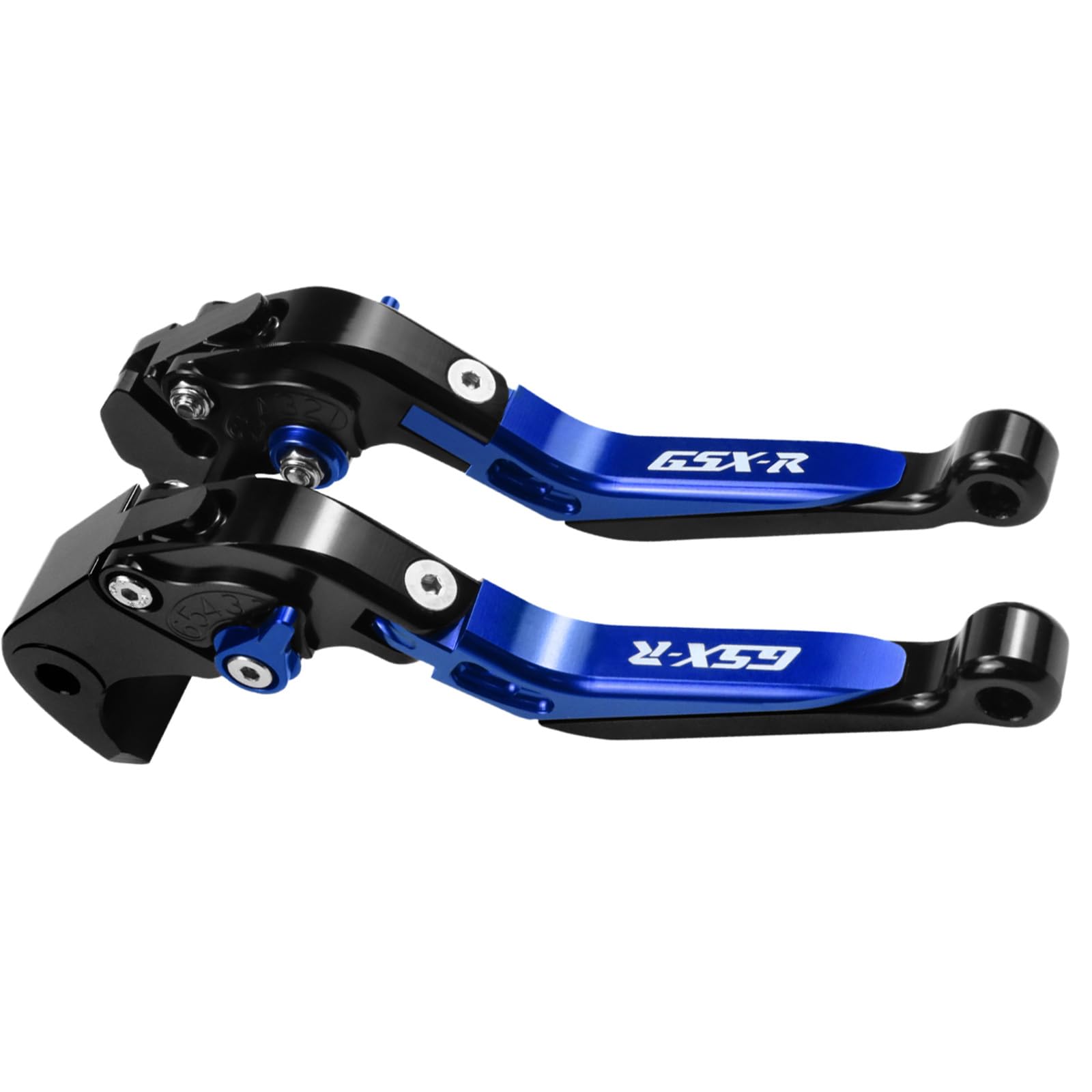Photo 1 of XIDAODIT for Suzuki GSXR 600 750(2006-2022) GSX-R 1000(2005-2006) Motorcycle Clutch Lever Folding Extendable Adjustable Handlebars Brake and Clutch Levers Set(Blue)