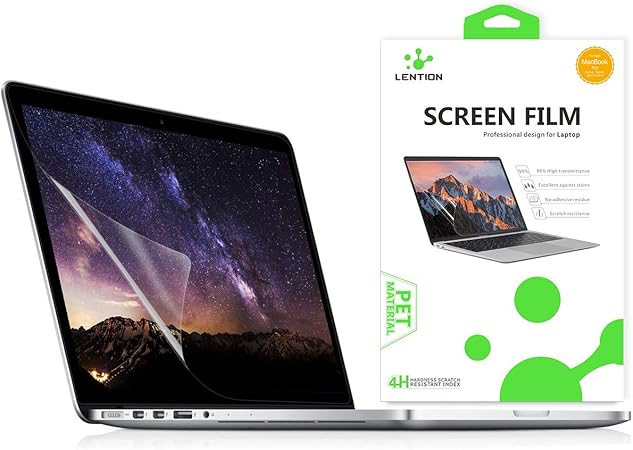 Lention Clear Screen Protector For Macbook Pro Model Amazon Co Uk Electronics