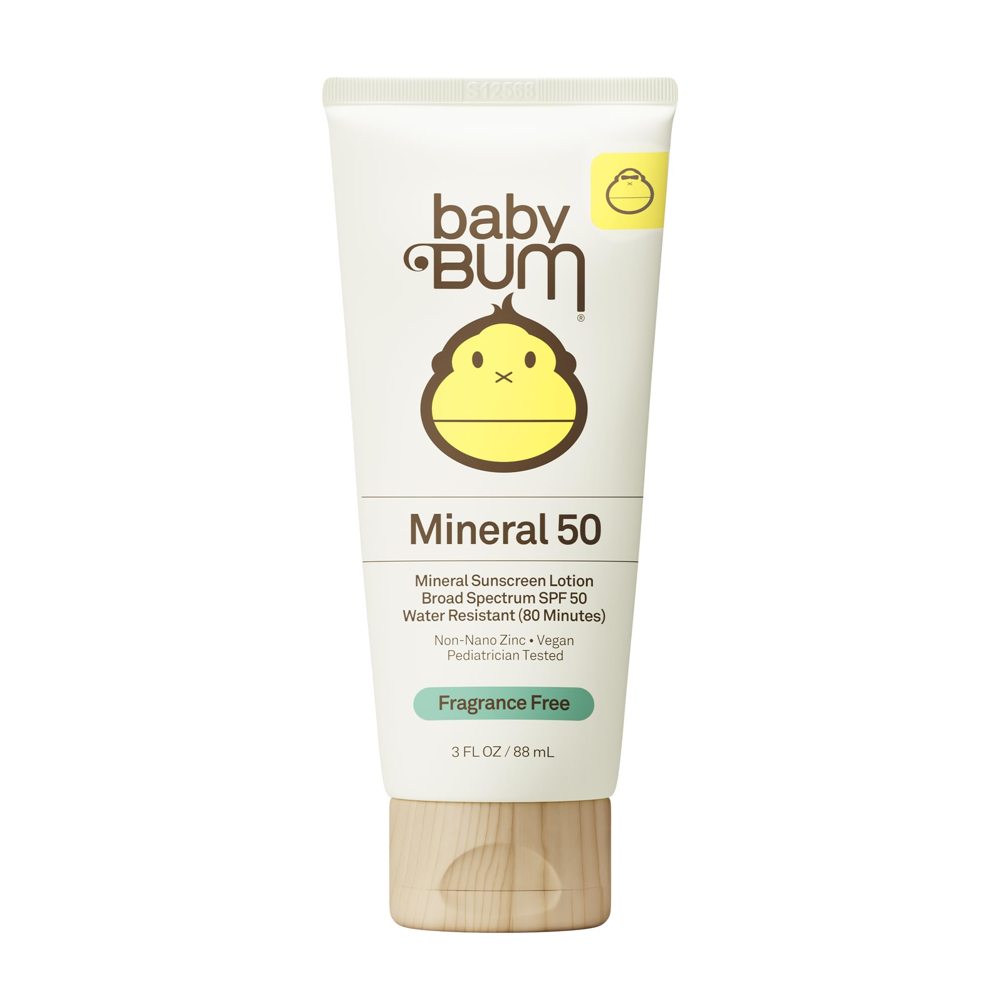 Baby Bum SPF 50 Mineral Sunscreen Lotion Fragrance Free – 3 oz