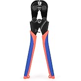 iCrimp Wire Rope Cutter for Max 6mm Stainless Steel Cable | CWR60 cutter, 68HRC hard cutting blade, labor saving ratchet, for copper piano bike marine fence aircraft cables