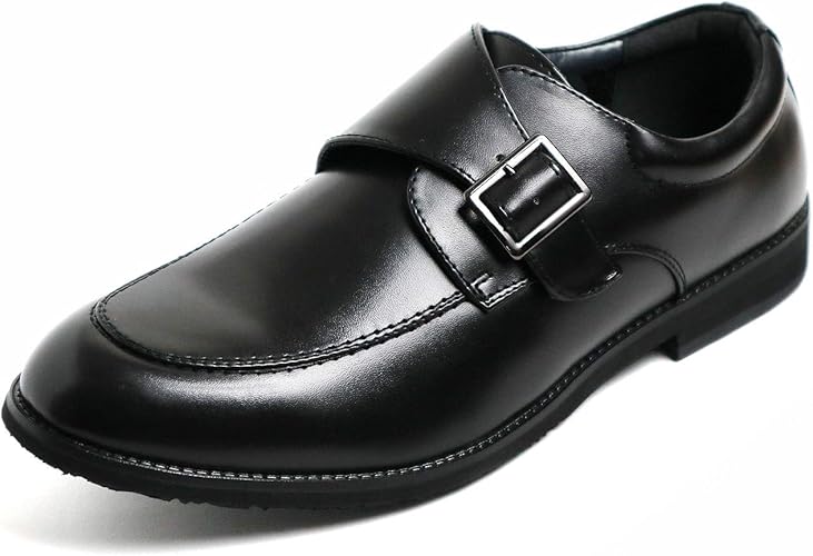 Amazon アシスタント ビジネスシューズ 5e 幅広 メンズ 紳士靴 モンクストラップ ビジネスシューズ