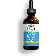 BIORAY Kids NDF Calm, Vanilla - 2 fl oz - Nourish the Liver & Remove Toxins - Non-GMO, Vegan, Gluten Free - 1-2 Month Supply