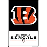 NFL Cincinnati Bengals - Logo 21 Wall Poster, 34L" x 22.4W", Premium Unframed Version