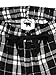 Ultra Soft Unisex Youth 100% Cotton Flannel Pants - Black/White, Medium