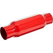 Cherry Bomb Glasspack Muffler boosts performance with red design
