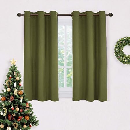 Amazon Com Nicetown Bedroom Curtain Panels Blackout Draperies