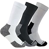 Carhartt mens Lightweight Stretch Top Crew Sock 3 Pack