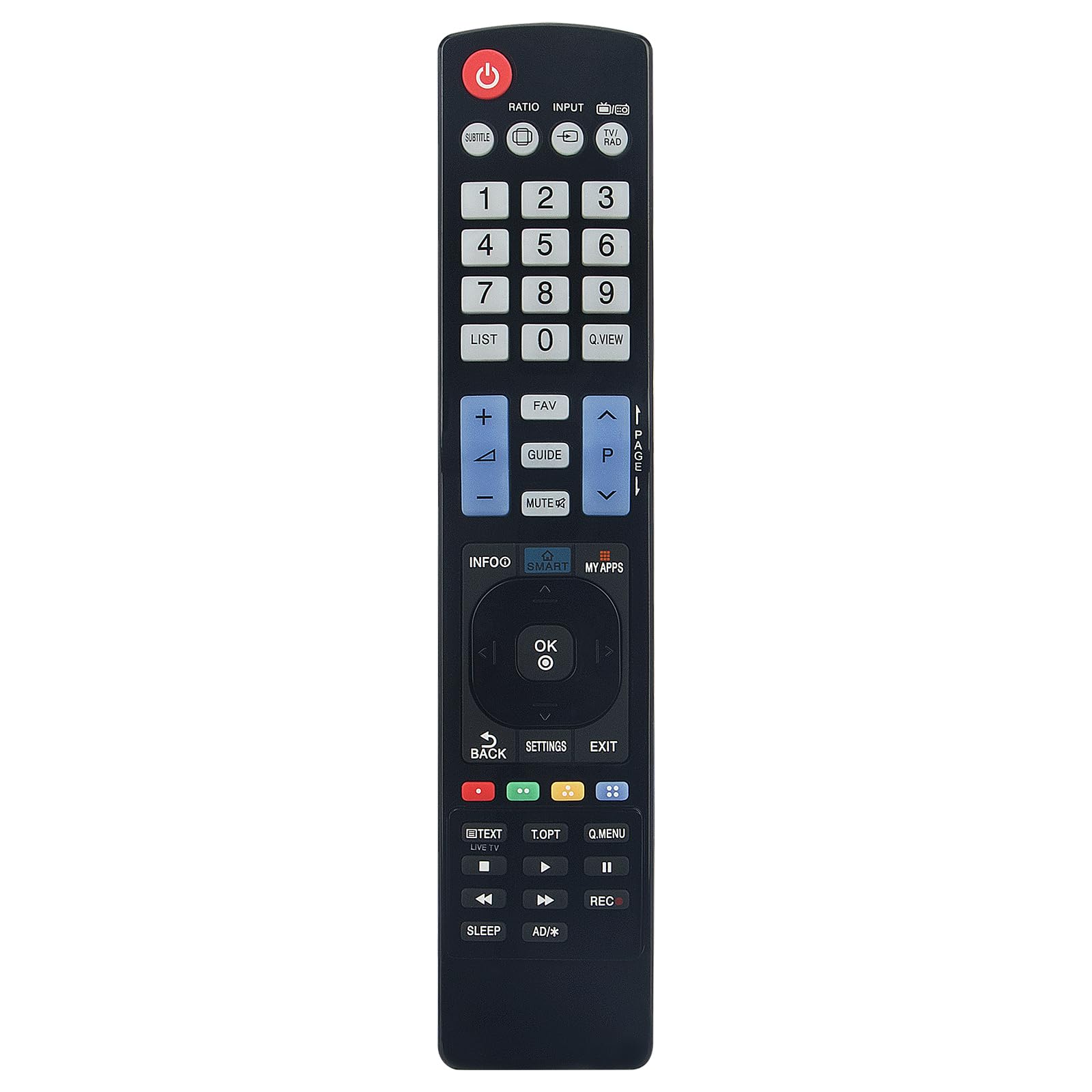 AULCMEET Replacement Remote Control AKB73756560 Fit for LG ULTRA HD TV UB830T 50LB582D-TB 50LB582T-TB 50LB582Y-TB 50LB582Z-TB 50LB5840-TA 50LB584T-TA 50LB589Y-TB 50LB589Z-TB 55LB5800-TA 55LB580V-TA