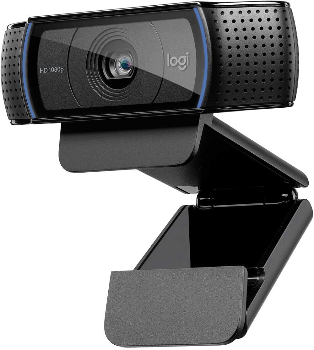 Logitech C920 HD Pro Webcam Full 1080p 30fps Dual Microphones Light Correction