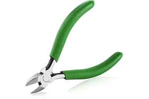 SPEEDWOX 4-Inch Mini Diagonal Cutting Pliers With Wire Stripping Holes for Jewelry Making, Wire Cutters, Small Side Cutter Ha