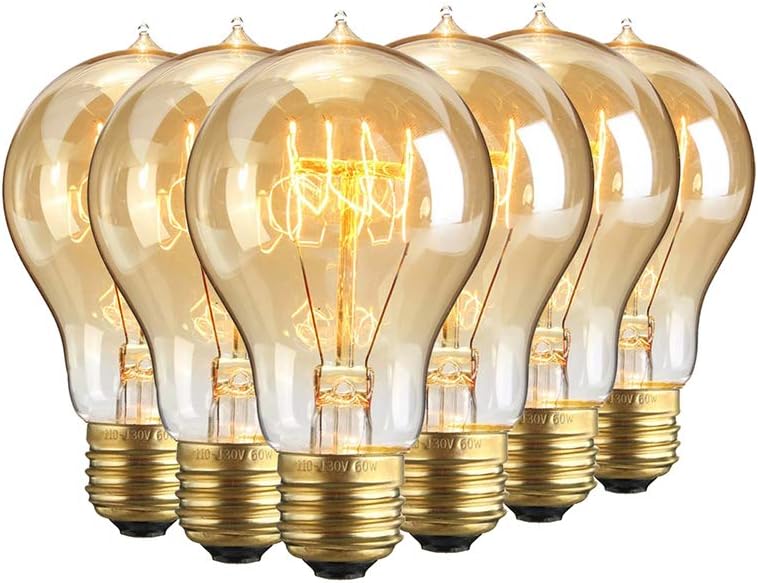 6 Lampadine LED Edison Vintage - Luce Bianca Calda, E27, 4W - Stile Retrò Per Hotel, Bar, Casa - Risparmio Energetico - Foto 9