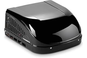 DOMETIC USA Dometic Dometic Brisk II - 15K BTU Single Zone Air Conditioner with Heat Pump | Black | Quiet AC | Easy Install | Ideal for Campers, Vans, RV or Trailers | LightweightUSA B59196.XX1J0