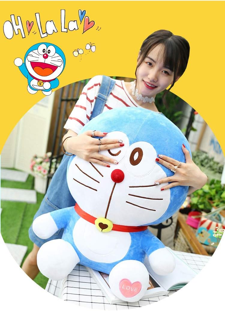 TYFOCUS 2019 Robot cat for Game and Comic Japanese Style Doraemon Cotton Material 40CM Decoration/Gift for Kids, Adults, Spring Festival, Game Mascot, Party