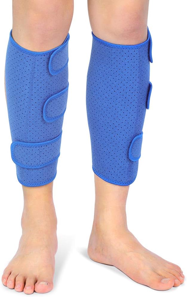 Shin Splint, Adjustable Calf Compression Brace Shin Support Wrap Lower