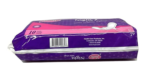 JULIE BRAND NITE MAXI PADS WITH WINGS CASE PACK 36