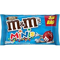 M&M'S Milk Chocolate MINIS Candy 3-Lb. Bulk Candy Bag