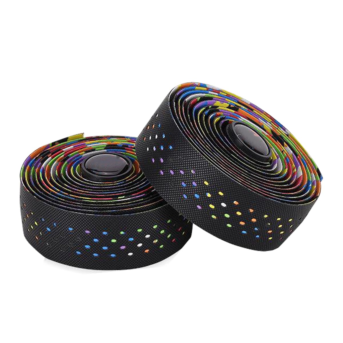 HOUSON bicycle handlebar tape, EVA handlebar tapes, handlebar tapes, bicycle handlebar tape for road bike, urban cycling (rainbow)