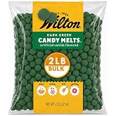 Candy Melts (Dark Green, 2 LB) Melting Wafers, Baking, Coating &amp; Decorating | Bulk Confectionery Melting Chocolate Candy