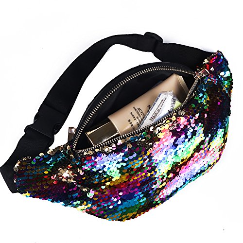 Small Fanny Pack for Kids - Wholesale Festival Sequin Waist Pack for Women with Adjustable Strap - Thumbnail 7