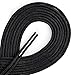 OrthoStep Round Dress Thin Black 36 inch Shoelaces 2 Pair Pack