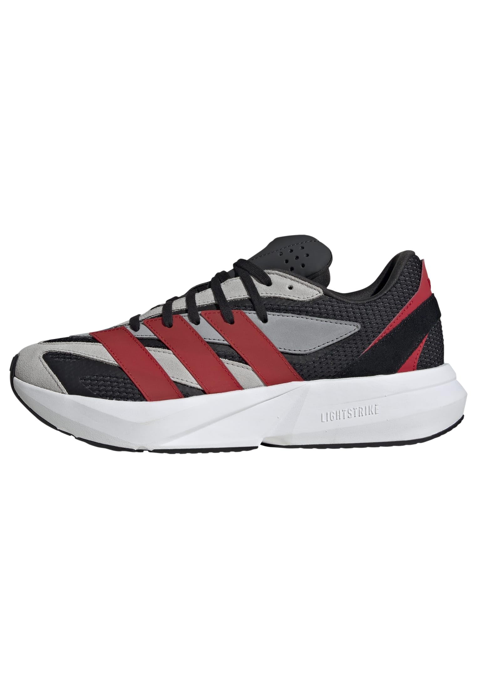 Adidas Men’s Lightblaze, White/Black/Better Scarlet, 9