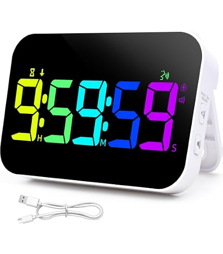 DOOMAY Timer digitale da cucina - Timer magnetico per conto alla