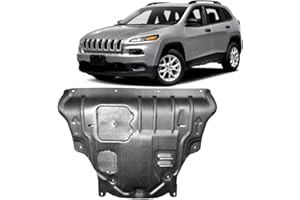 V CISXVILC Front Engine Guards Fit for Jeep Cherokee 2014 2015 2016 2017 2018 Engine Splash Shield Guards Suitable for Cherokee Under Engine Cover Directly Replace Original One