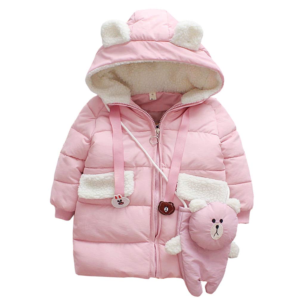 Baby Girls Infant Winter Cotton Outerwear Coats Snowsuit Jackets