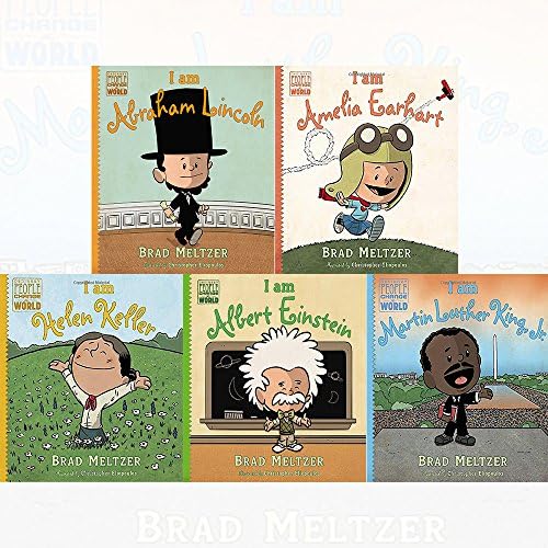 Ordinary People Change the World Series Brad Meltzer Collection 5 Books Bundles (I am Martin Luther King, Jr.,I am Albert Einstein,I Am Helen Keller,I am Abraham Lincoln,I Am Amelia Earhart)