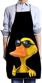 VIPbuy Novelty 3D Duck Print Apron Funny Kitchen Waterproof Washable Men Women view 2