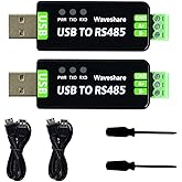 Waveshare Industrial USB to RS485 Bidirectional Converter Onboard Original FT232RL and SP485EEN Allows Automatic Transceiving