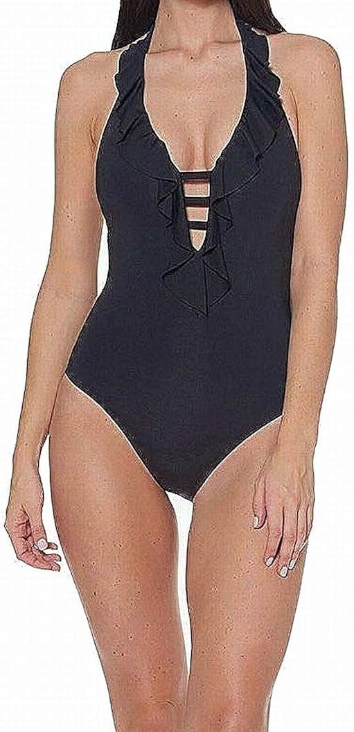 bleu rod beattie plunge ruffle