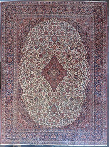 11.0x15.0 antique kashan dabir #12093 - Amir Rugs