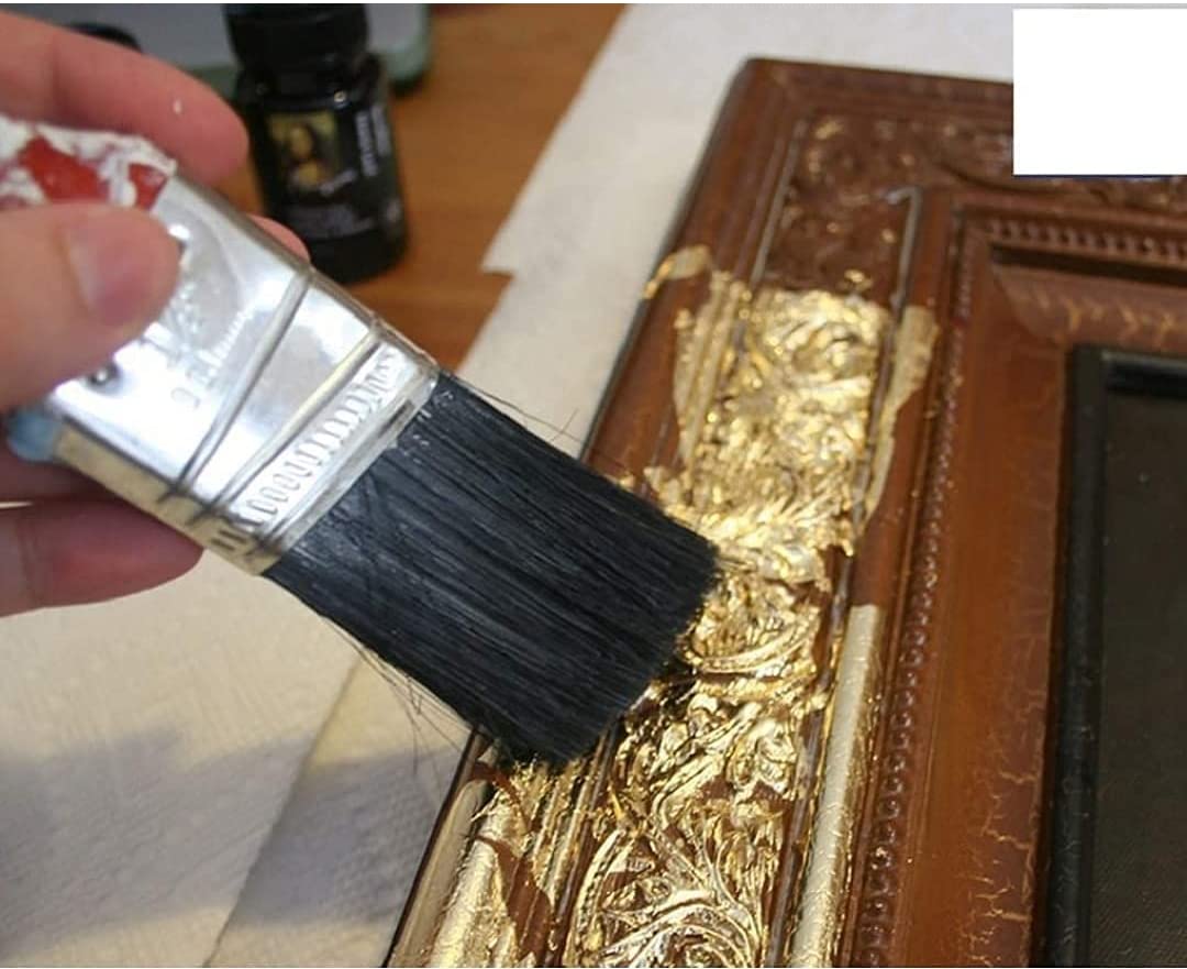 Sgls gold leaf foils 6×6 size (100 gold foils sheets) premium quality for tanjore painting mysore painting etc