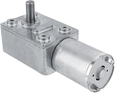 Yosoo High Torque DC 12V Worm Geared Motor 6RPM Reversible Reduction