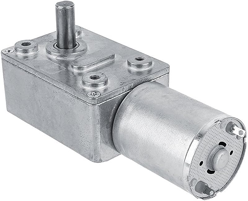 Yosoo High Torque DC 12V Worm Geared Motor 6RPM Reversible Reduction