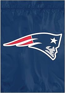 Party Animal Patriots Garden Flag New Size Premium Applique Embroidered Outdoor Banner Football